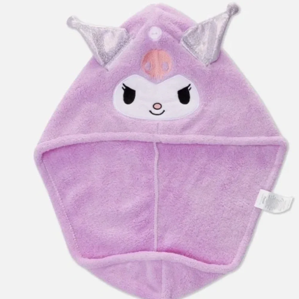 Kuromi Hair Drying Turban Towel NIP
